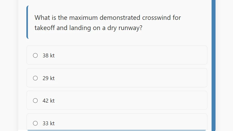 A320 Knowledge test preview