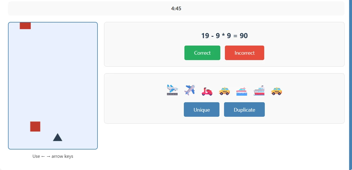 Multitasking Flight Procedures test preview